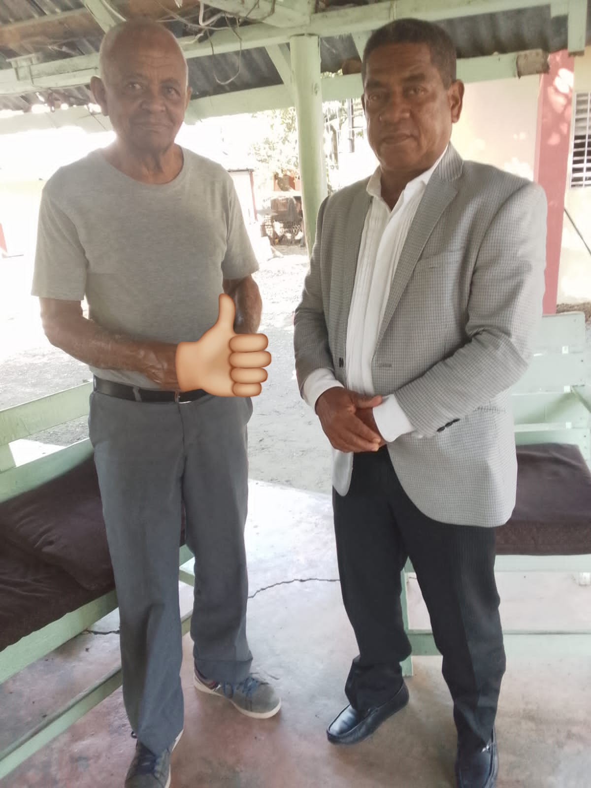VISITA SOLIDARIA AL EX DIRECTOR DEL DISTRITO MUNICIPAL DE SANTANA